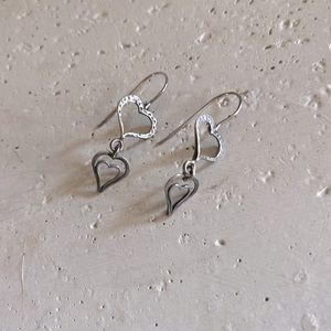 Silpada Spread the Love Heart Earrings